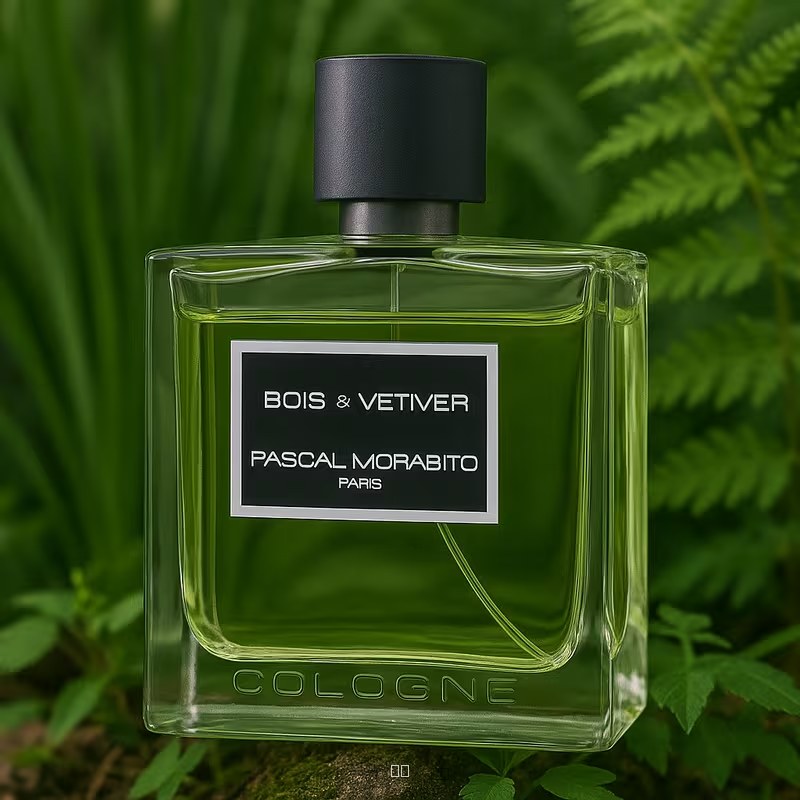 Eau de cologne luxe -  PASCAL MORABITO VETIVER Homme Bois - Fragrance Masculine Boisée - Parfum Quotidien