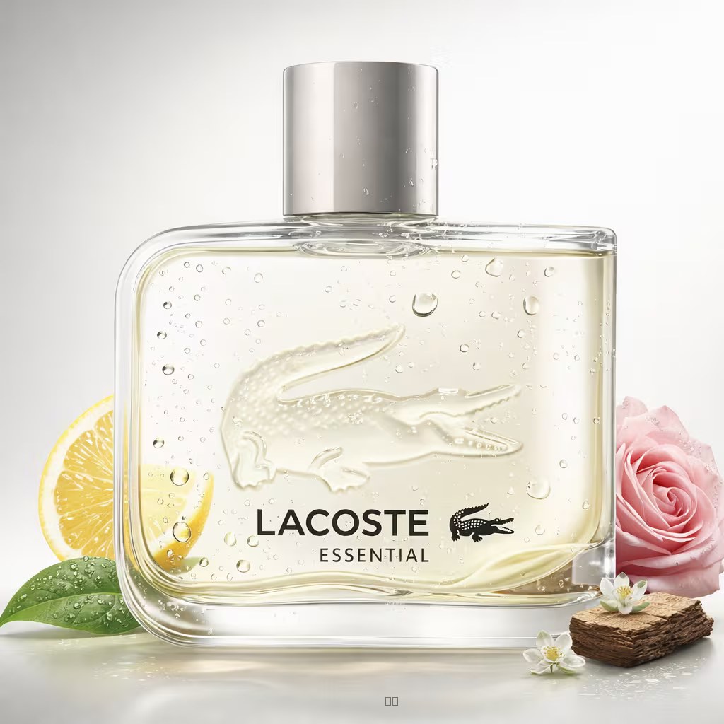 Eau de Toilette LACOSTE Homme Bois Longue Tenue - Parfum Masculin Notes Boisées Citronnées - 100ml